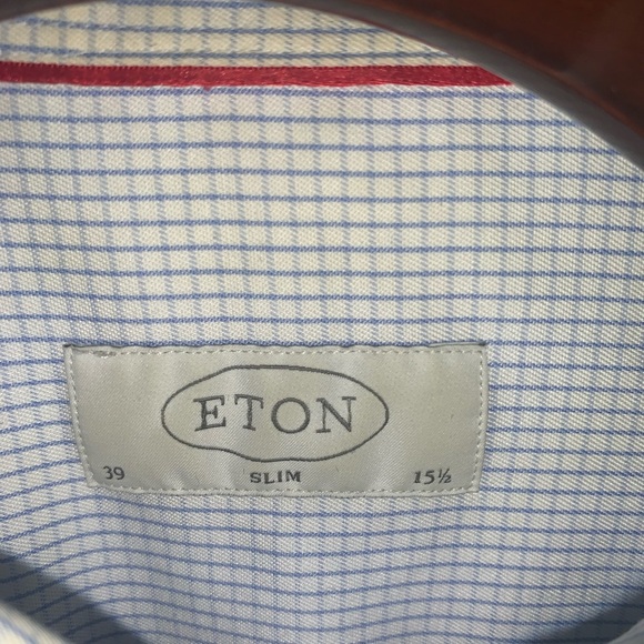 Eton dress shirt size 15.5 slim - Picture 3 of 11